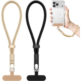 2 Piezas Correa para Celular Muñeca Ajustable, Strap para Celular, Cordón Universal Antirrobo de Nailon para Teléfono Inteligente y Cámara
