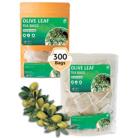 TeaDreamTea Olive Leaf Tea 300 Bags - Set Olive Tea - Herbal Tea Bags (300 count) - Caffeine Free - Loose Leaf Herbal Tea - Olive Leaf Tea For High Blood Pressure