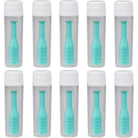 10팩 공막 플런저 접촉 제거 및 삽입기 흡입 스틱 RGP 하드 콘택트 렌즈 10-Pack Plunger for RGP Hard Contact Lens Removal and Insertion with Suction Stick