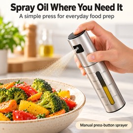 BBQ Baking Olive Oil Spray Bottle 304 Stainless Steel Oil Spray Bottle Vinegar Spray Bottles BQ Sprayer Seasoning Bottle Kitche