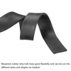 sourcing map Neoprene Rubber Sheet Rolls 3mm(T) x25mm(W) x2m(L), Solid