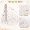 5M Gold Table Runner, Star Table Runners for Dining Table