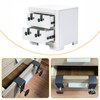 VANROUG 4 Pcs Drawer Front Installation Clamps Adjustable Drawer Fixing