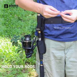 Booms Fishing P04 Rod Holder Nylon Sheath for Fishing Belts