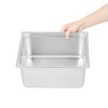 Restaurantware-Kitchen Tek 2/3 Size Steam Table Pan, 1 Anti-Jam Steam