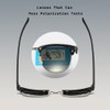 EJDHA Retro Half Frame Sunglasses Black Gold UV Protection Mirrored