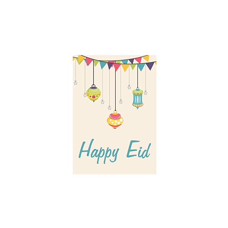 Zaffron Shop Eid Lanterns Party Greeting Cards (10 pack)