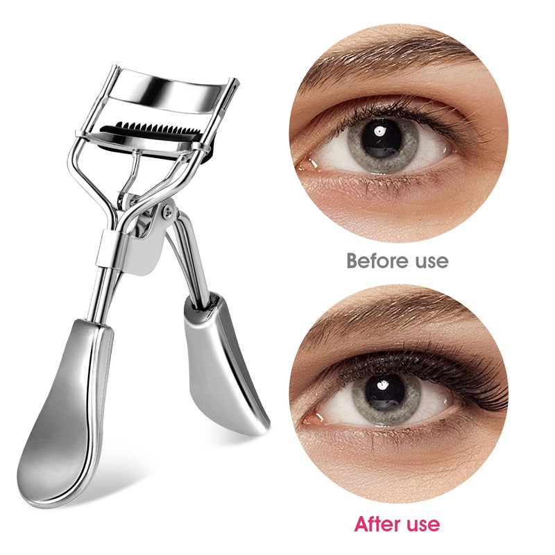 WLLHYF Eyelash Curler Kit Professional Eyelash Curler Metal Makeup Tool