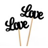 Darling Souvenir, Love Cupcake Toppers, Wedding Party Dessert Decorations -