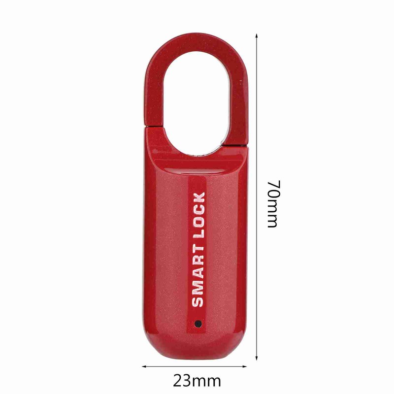 MQ-1017 Smart Fingerprint Padlock Waterproof Biometric Lock Portable Keyless Security