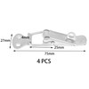 4 PCS Stainless Steel Tension Clasp Latches – Spring Toggle