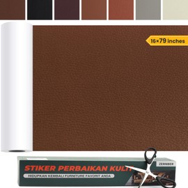 ZERNBER Leather Repair Kit for Furniture,79X16in Leather Repair Kit Car Interior,Self Adhesive Largeleather Patches for Furniture with Scissors,for Sofas, Furniture, Car Seats, Office Chair