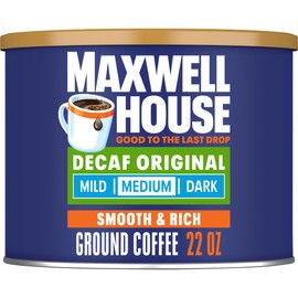 Maxwell House Decaf Original Medium Roast Ground Coffee (22 oz Canister)