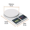 1 Báscula de Cocina Digital con Pilas incluidas, Bascula de