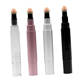 minkissy DIY Blusher Refillable Bottles 5ml Lip Gloss Tube 4pcs Empty Simple Tube for Cosmetics