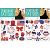 Savvi - Patriotic - Temporary Classic Tattoos - 25 ct.