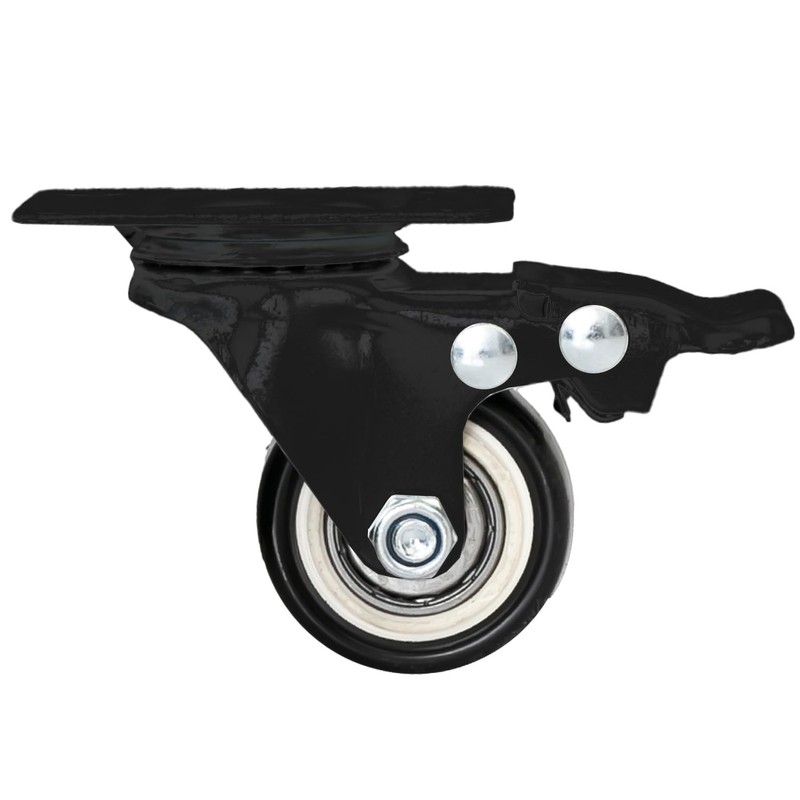 HMF 6710 Heavy Duty Polyurethane Brakes Castors | Pack of