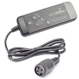 ALLCSM 3 Pin Replacement Vibration Massage Remote Handset Controller for Recliner Lift Chair, Massage Remote Controller for 8 Massage Mode 5 Massage Intensity 15min/30min Timer, black