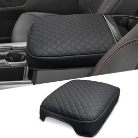 ANMOSVO Center Console Cover for Ford F250/F350/F450/F550 Super Duty 2023 2024 2025 2026 Bucket Seats, Middle Console Armrest Cover for Ford Super Duty Interior Accessories (Bucket Seat Only)