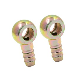 VekAuto 1/2" 12mm ID Hose Barb 14mm Banjo Fitting Fuel Line Adapter for Motorcycle Car 2pcs Auto Accessories