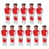 11pcs Football Player Soccer Games Mini Humanoid Plastic Doll Table