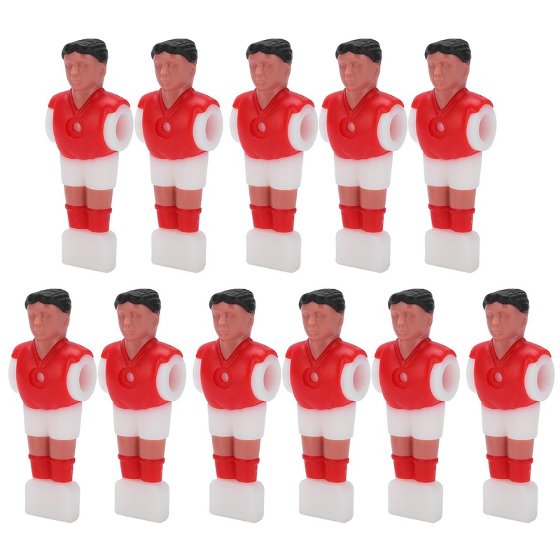 11pcs Football Player Soccer Games Mini Humanoid Plastic Doll Table