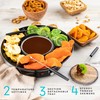 Kusini Electric Fondue Pot Set - Chocolate Fondue Kit -
