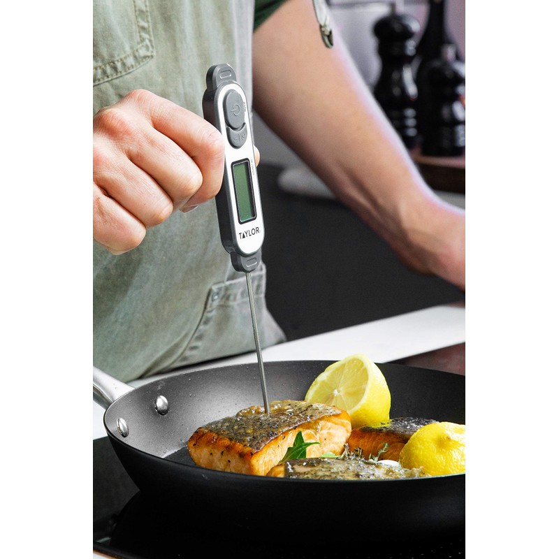 Taylor Pro Waterproof Meat Thermometer Probe, Fast 6 Second Read