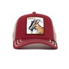 Goorin Bros. The Farm Unisex Baseball Trucker Hat, Red/G.O.A.T, One