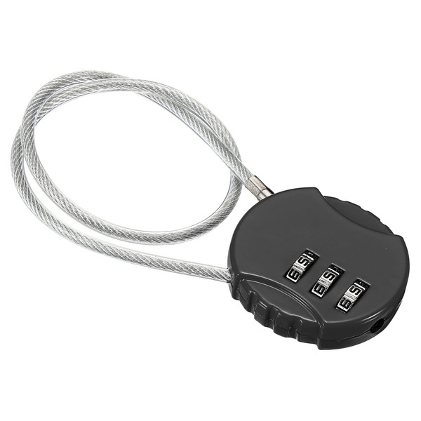 PATIKIL Combination Lock 12 Inch, 3 Digit Outdoor Waterproof Code
