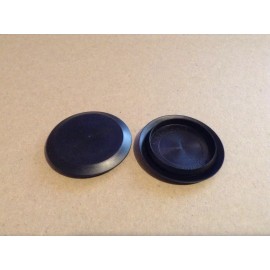 Niagara 1 1/2" 1.5 Inch Flush Mount Black Plastic Body and Sheet Metal Hole Plug