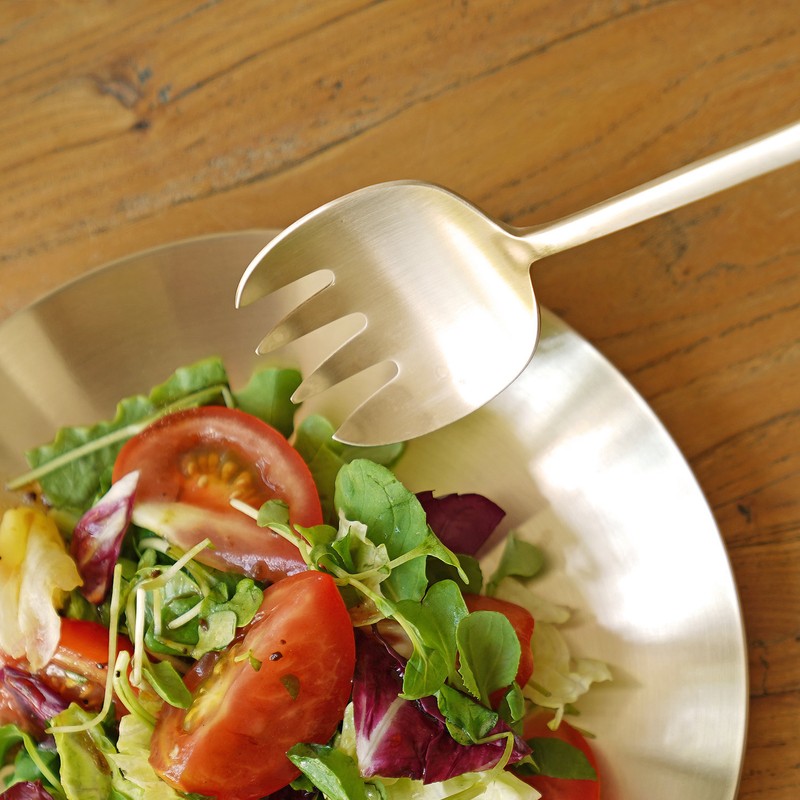 Notdam Bangjja Yugi Serving Fork / 놋담 방짜유기 서빙포크