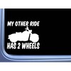 EZ-STIK My Other Ride has Two Wheels M380 6 inch