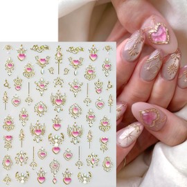 6 Sheets Bohemian Style Nail Decals Embossed Star Nail Art Stickers 5D Self-Adhesive Gold Stars Moon Sun Nail Decals Bohemia Nail Designs Stars Nail Decoration for Women Girls DIY Manicure Decor