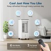 Windowless Portable Air Conditioner Ac Unit with Remote,37” Evaporative Air