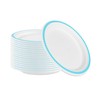 Restaurantware Compostable Paper Plates 100 Pack of 8.8 Inch Disposable