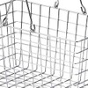 Chidori Sangyo (Tidorisangyou) Basket Silver 30X18.5Xh15.5cm Wire Basket 55-23