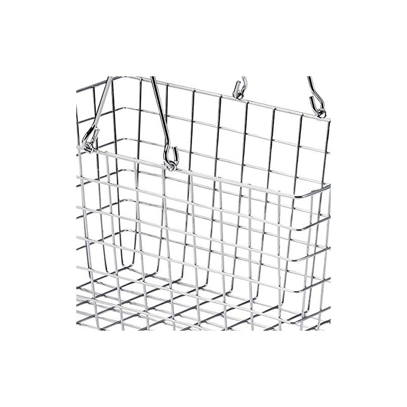 Chidori Sangyo (Tidorisangyou) Basket Silver 30X18.5Xh15.5cm Wire Basket 55-23