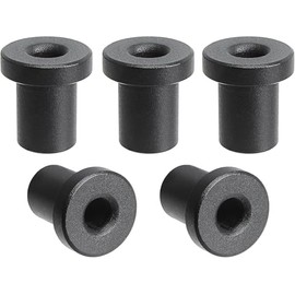 5 Pcs Sliding Barn Door Spacers 1.38in (35mm) Matte Black Spacer Replacement Sliding Barn Door Hardware for Flat Track