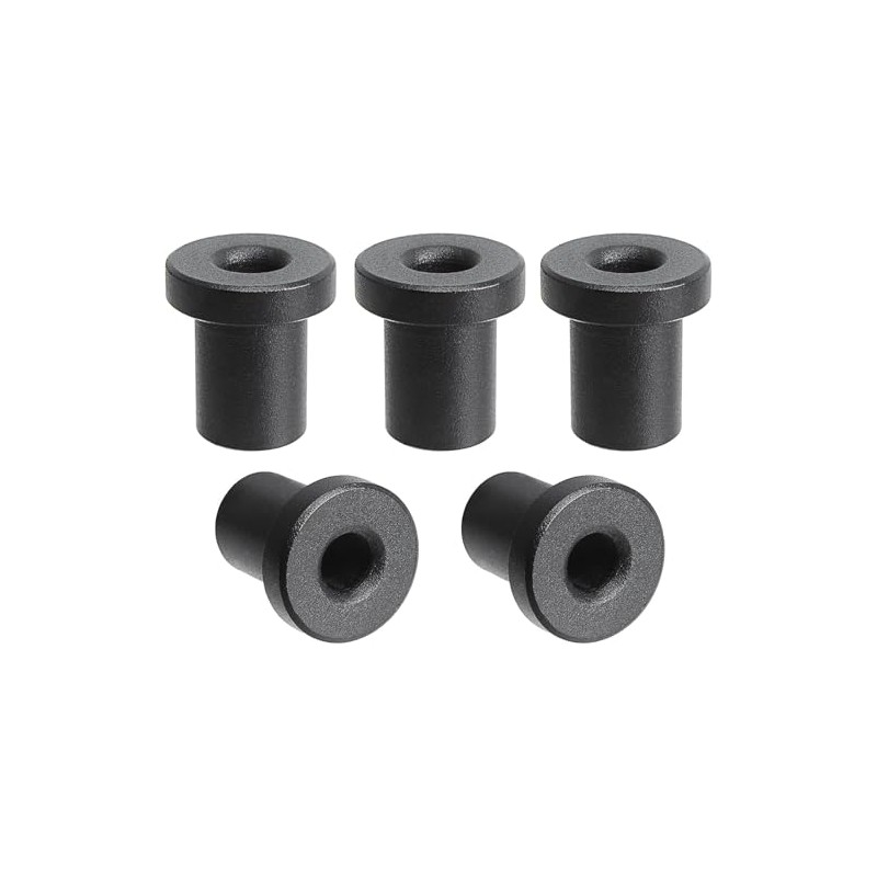 5 Pcs Sliding Barn Door Spacers 1.38in (35mm) Matte Black