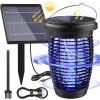PALONE Solar Bug Zapper Outdoor, Waterproof Mosquito Zapper Outdoor Solar