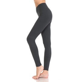 Leggings Depot ActiveFlex Athletic Leggings for Women-HLD (Charcoal, 1X)