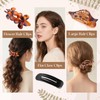 10 Pcs Flat Hair Claw Clips for Women, 3 Styles