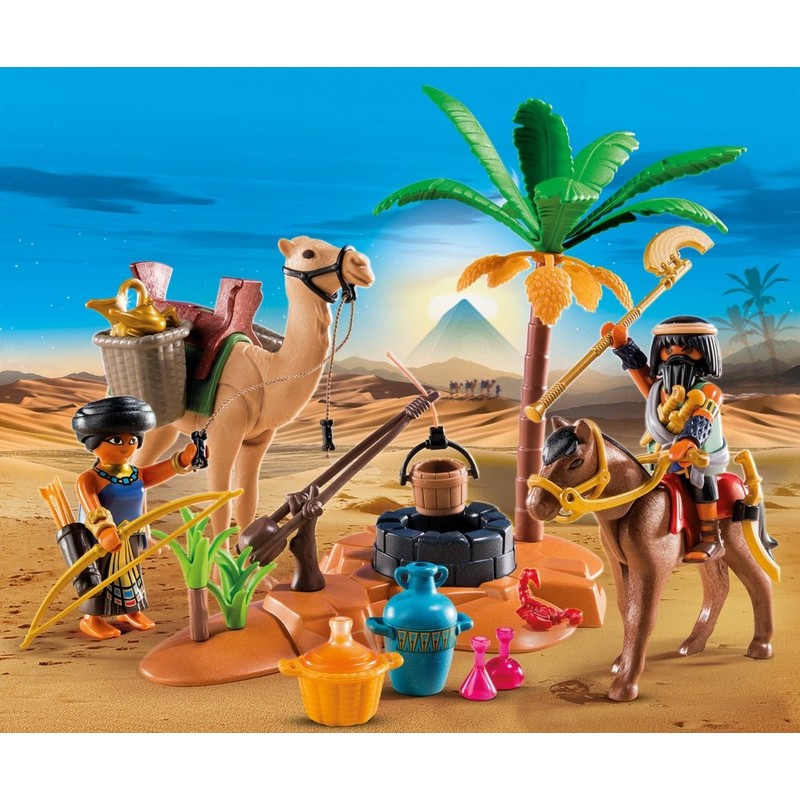 Playmobil 5387 Egyptian Tomb Raiders' Camp, Fun Imaginative Role-Play, PlaySets