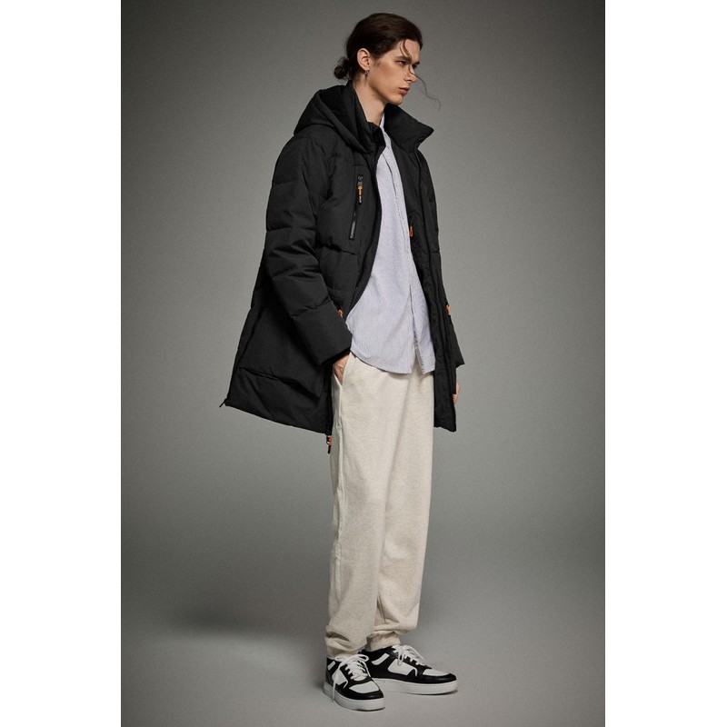 Orolay Men's Thickened Down Jacket Hooded Winter Coats with 6