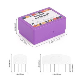 20pcs Blocking Pins and Knit Blockers Set,Blocking Combs for Knitting,Knit Blockers Combs for Sewing, Knitting,Crochet and Needlework Projects Tool Device