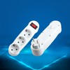 3 Outlet Extender Multi Plug Outlet Splitter Electrical Extender for