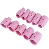 49pcs/set Gas Lens Alumina Nozzles Cups Collets Accessory Kit for