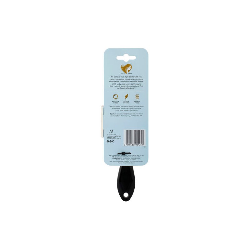 Lady Jayne Large Metal Pin Pad Brush