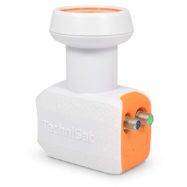 TechniSat Twin LNB for 2 Participants TV Receiver Direct Connection with Weather Protection Unix Digital UHD 4K Ultra HD Full HDTV + 2 F-Connectors